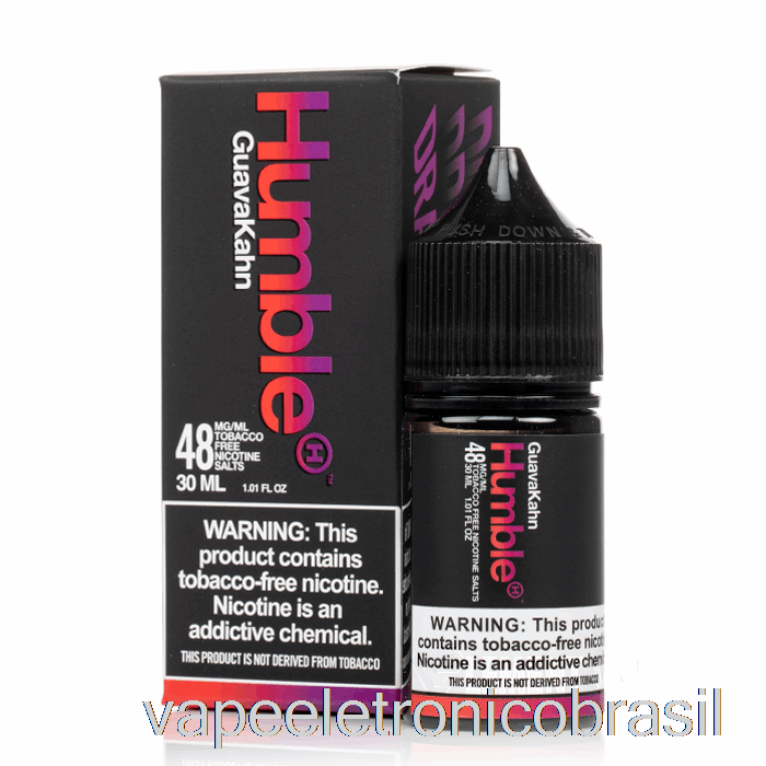 Vape Eletrônico Goiaba Kahn - Sais Humildes - 30ml 48mg